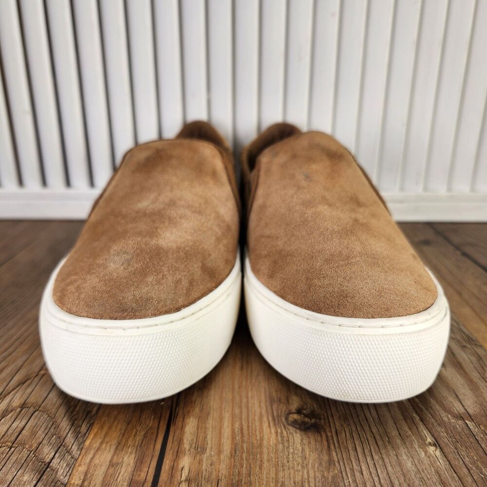 UGG Cahlvan Suede Slip-On Sneakers Womens Sz 8.5 Brown Fashion Low Shoes 1121613 - Picture 2 of 9